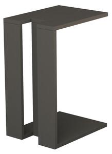 ODKLÁDACÍ STOLEK, antracitová, kompozitní dřevo, 30/40/57 cm Livetastic, Online Only