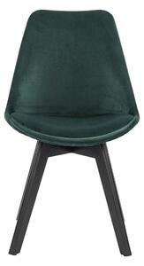Sametová jídelní židle set 2 ks 49 × 56,5 × 84 cm SALESFEVER
