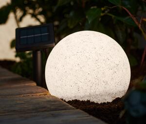 Solární lampa ve tvaru koule »Granit«, průměr cca 20 cm