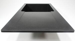Kuchyňský granitový dřez Granisil Fabero 770.0 Black metallic