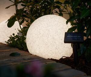 Solární lampa ve tvaru koule »Granit«, průměr cca 20 cm
