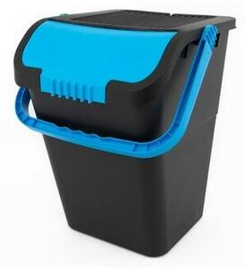 Odpadkový koš na tříděný odpad Practic, 35 l, modré víko