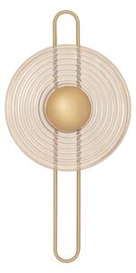 LED zlato-amber nástěnné svítidlo Nous 9W