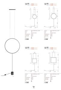 Redo 01-2134 - LED Stojací lampa SLICK LED/28W/230V černá