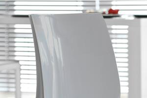 Šedá Designová plastová židle 52 × 50 × 81 cm SALESFEVER