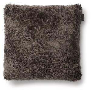 Skinnwille Home Collection Polštář australská kožešina Curly, hnědá, 45x45 cm