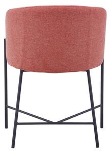 Růžová Židle s opěrkami 57 × 46 × 77 cm SALESFEVER