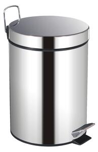 KONDELA Odpadkový koš, nerezavějící ocel, 30 L, DUST