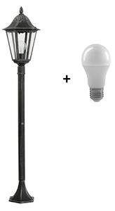 Eglo 93463 NAVEDO - Zahradní lampa černá IP44 + Dárek LED žárovka (Černá stojací lampa venkovní)