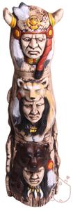 Indiánský totem Náčelník keramický