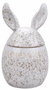 Lene Bjerre Keramická dóza Rabbit - Beige LB286