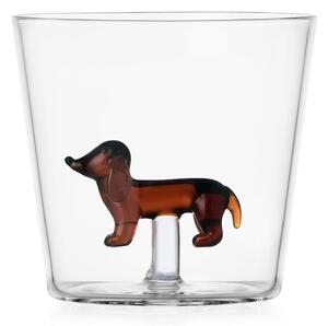 Ichendorf Milano designové sklenice na vodu Dogs Tumbler Bassotto