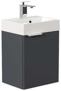 KOUPELNA PRO HOSTY, barvy grafitu, 40 cm MID.YOU - Koupelnové série, Online Only