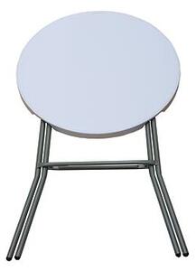 Skládací bistro stolek - průměr 80cm, výška 110cm + kvalitní potah ZDARMA barva Červená