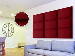 HezkýNábytek.cz Čalouněný panel Soundless 40x30 cm (červená). 1068524