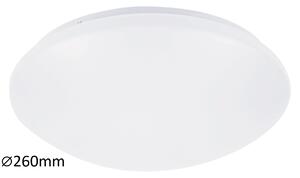 Rabalux LED koupelnové stropní svítidlo Lucas 1x12W | 780lm | 4000K | IP44 | 26cm - kruhové bílé