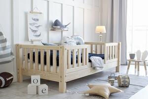 Dětská postel Basic Love Duo Velikost spací plochy: 120x60, Barva: přírodní dřevo