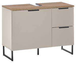 SKŘÍŇKA POD UMYVADLO, barvy dubu, kašmírová, 80/60/35 cm home24 - Koupelnové série, Online Only