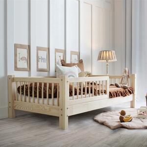 Dětská postel Basic příčky 160x80 cm přírodní