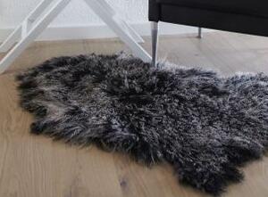 Skinnwille Home Collection Tibetská kožešina černá Snowtop, 95x55 cm