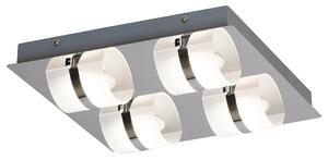 Rabalux LED koupelnové přisazené stropní svítidlo Tony 4x5W | 1460lm | 4000K | IP44 - chrom