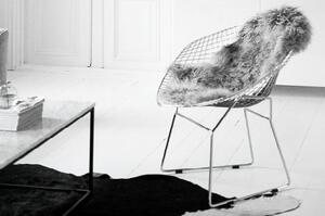 Skinnwille Home Collection Tibetská kožešina, Grey Silvertop, šedá, 95x55 cm