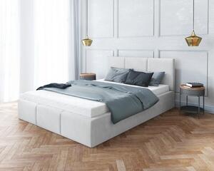 Čalouněná postel Fresia - bílá Velikost spací plochy: 200x90