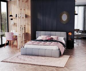 Čalouněná postel Florida - šedá Velikost spací plochy: 200x90