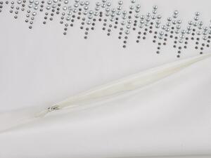 Dekorační povlak na polštář MELODY 40x40 cm, bílý