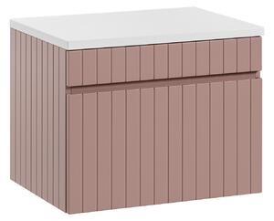 Comad Koupelnová skříňka pod deskové umyvadlo Iconic Rose 60 starorůžová