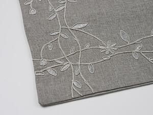 Dekorační povlak na polštář PETAL FRAME 40x40 cm, šedý