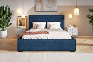 Čalouněná postel Rika 180x200 cm Barva: Modrá - Kronos 09