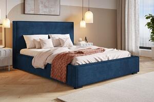 Manželská postel Rika 160x200 cm Barva: Modrá - Kronos 09