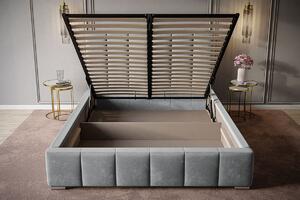 Velká čalouněná postel Parisa 200x200 cm Barva: Krémová - Catch Me 01