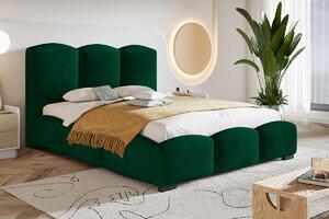 Velká čalouněná postel Parisa 200x200 cm Barva: Krémová - Catch Me 01