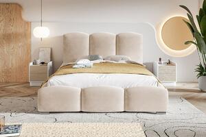 Velká čalouněná postel Parisa 200x200 cm Barva: Šedá - Catch Me 25