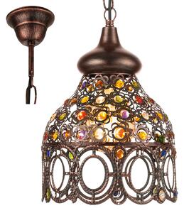Eglo 49765 JADIDA - Závěsné svítidlo v retro stylu, měděná antika (Vintage závěsný lustr v měděné antické barvě)