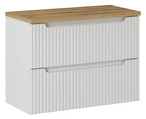 Comad Koupelnová skříňka pod deskové umyvadlo Nova White 80 bílá/dub