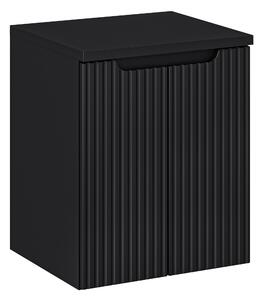 Comad Koupelnová skříňka pod deskové umyvadlo Nova Black 50 černá mat (2 dvířka)