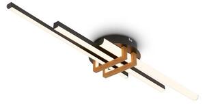 Briloner LED stropní svítidlo (Bar 3, Dřevo, černá barva) (100396604003)