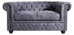 Pohovka CHESTERFIELD 2M antik šedá
