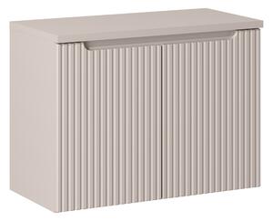 Comad Koupelnová skříňka pod deskové umyvadlo Nova Cashmere 80 kašmír mat (2 dvířka)
