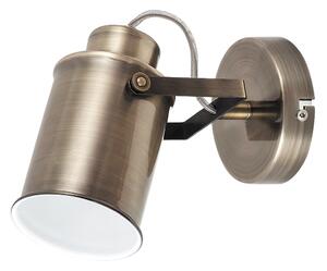 Rabalux 5981 PETER - Retro nástěnná lampa, antický bronz, 1 x E27 (Nástěnné svítidlo bez vypínače ve vintage stylu)