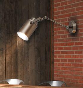 Rabalux 5987 PETER - Retro nástěnná lampa na kloubu, antický bronz (Nástěnné svítidlo s vypínačem ve vintage stylu)