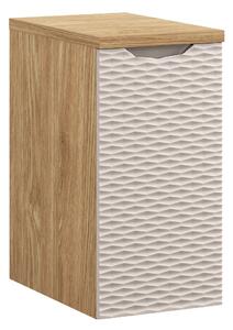 Comad Doplňková umyvadlová skříňka nízká Ocean Beige 30 béžová/olejovaný dub