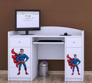 Psací stůl B01 - superman Barva: bílá