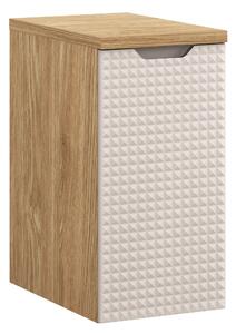 Comad Závěsná skříňka nízká Luxor Beige 30 béžová/olejovaný dub