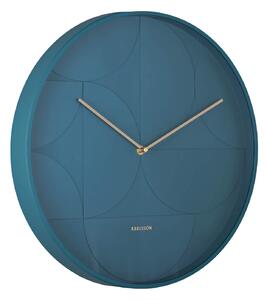 Nástěnné hodiny Leon Ø 40 cm modré