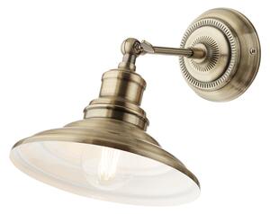Smarter 01-1291 SPINNER - Naklápěcí nástěnná lampička ve staromosazné barvě (Nástěnné svítidlo v retro stylu, bez vypínače)