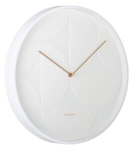 Nástěnné hodiny Leon Ø 40 cm bílé